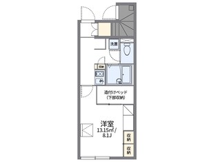 レオパレス橋戸の物件間取画像